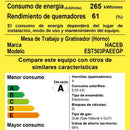 Estufa Romero Mixta Haceb 50 Cms Gas Propano Plata Negro Gas Envasado