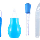 Juego De Aspirador Nasal Manual Para Bebé Azul