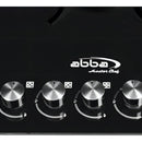 Estufa De Empotrar Abba 5 Puestos Gas Propano Cg 601 V5c N Color Negro