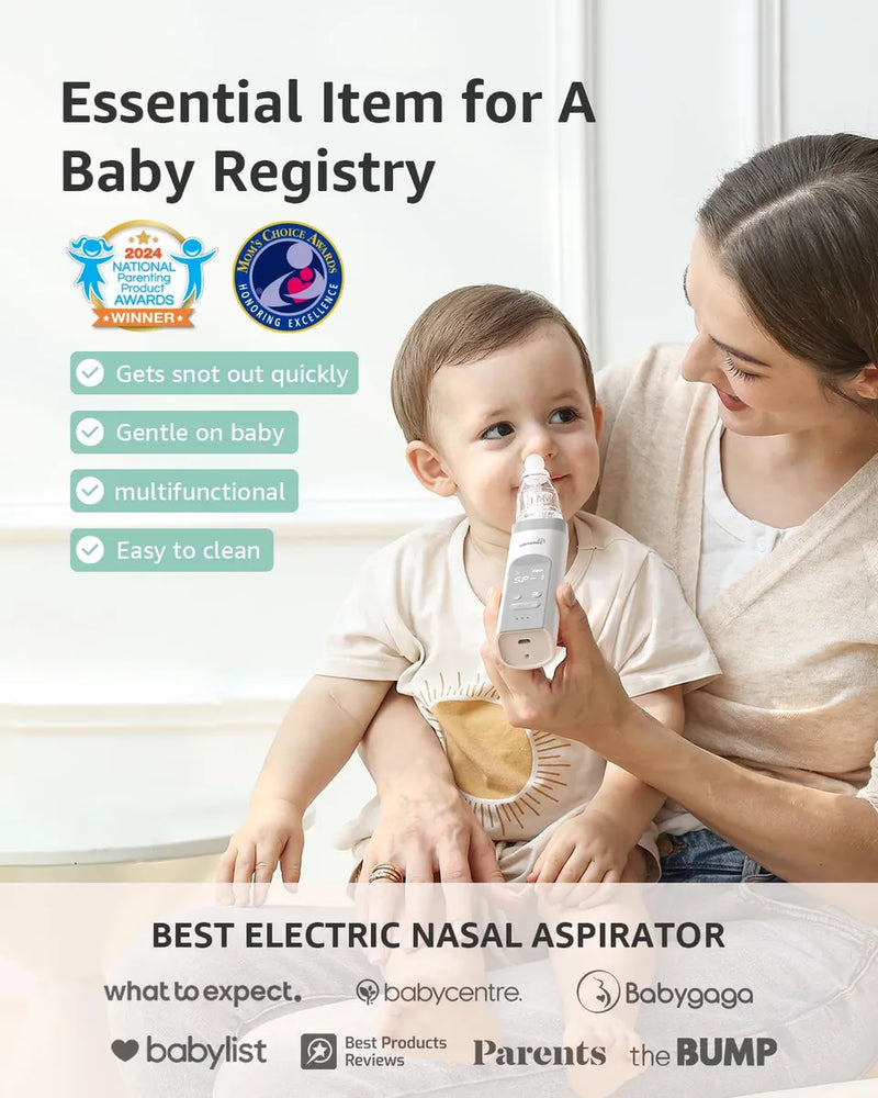 Aspirador Nasal Grownsy Eléctrico, Succión Ajustable