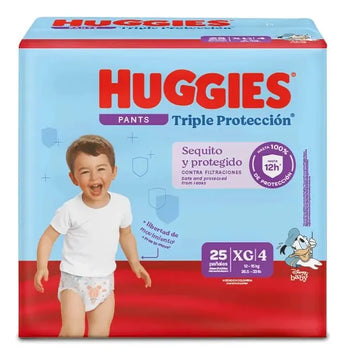 Pañal Huggies Pants Etapa 4 X25 Género Sin género Tamaño Etapa 4 - XG