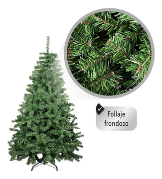 Árbol De Navidad Pino Navideño 1.90 M Grande Con Soporte Color Verde