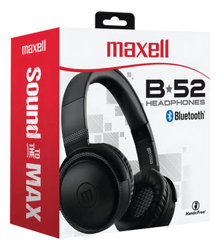 Audifono Diadema Maxell B52 Bluethoot Y Microfono - Inalambr Color Negro