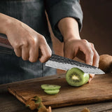 Turwho Cuchillo Utilitario Japones De 5 Pulgadas Forjado A M