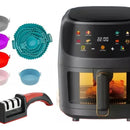 Freidora Olla Aire Caliente Sin Aceite Air Fryer 8 Litros Colores