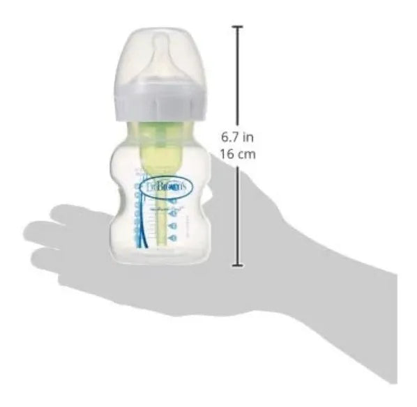 Set Tetero 5oz B A Options + Pq-2 Color Transparente