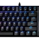 Teclado gamer Redragon Mitra QWERTY Outemu Blue español latinoamérica color negro con luz RGB