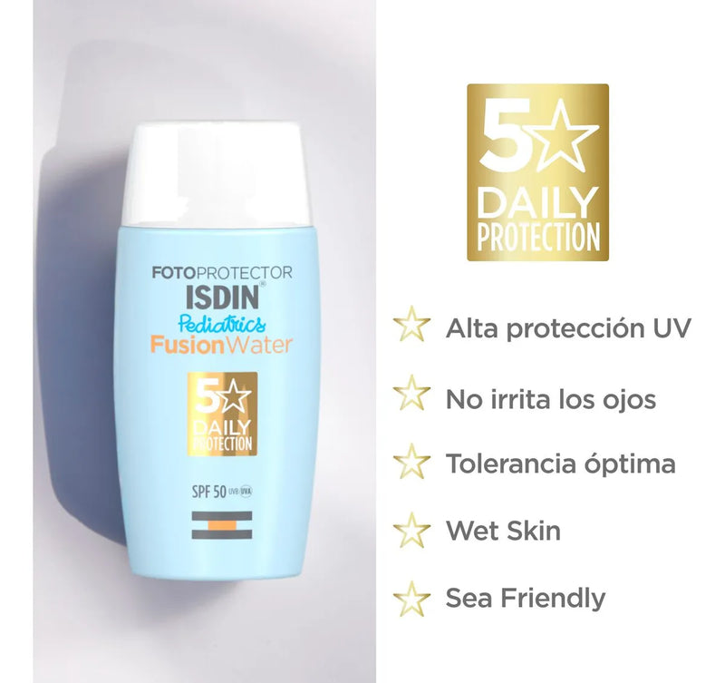 Fotoprotector Fusion Water Pediatrics Spf50 - Isdin