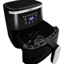Freidora De Aire Digital Mertec 4.2 Litros Con Visor Color N Negro