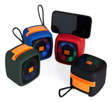 Mini Parlante Portátil Bluetooth Luz Led Porta Celular X911 Vario