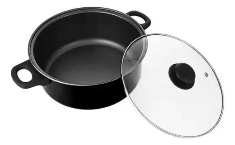 Juego De Ollas Y Sartenes Antiadherentes Juego De Utensilios Negro