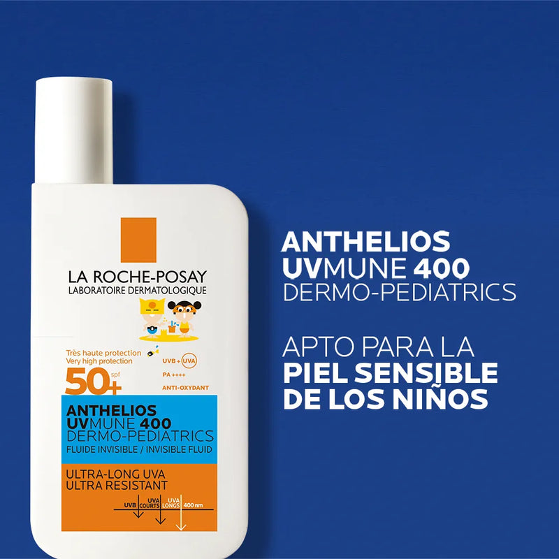 La Roche Posay Anthelios UvMune 400 Fluido Dermopediatrico SPF 50+ 50 Ml.