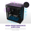 Nzxt H6 Flow | Cc-h61fb-01 | Caja Compacta De Flujo De Aire Black
