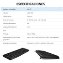 Teclado Clásico Smart Genius Alámbrico Kb-117 Negro