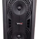 Parlante Portátil Cabina Bocina Fm Usb Micrófono Altavoz Negro
