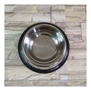 Comedero Plato Coca En Acero Inoxidable Para Perros Y Gatos Plateado