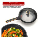Set x 3 Sartenes Antiadherentes en Granito de Diferentes Tamaños, Cocina Saludable sin Aceite, Resistencia al Calor, Mango Ergonómico y Fácil Limpieza, Aptas para Todo Tipo de Estufa