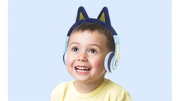 Diadema Auriculares Audifonos Bluetooth Para Niños Bluey Color Azul
