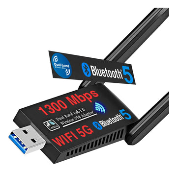 Adaptador Usb Wifi Doble Banda Antena Tarjeta Red 2.4g 5g