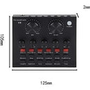 Tarjeta Sonido Externa V8 Transmisión Mic Aux Audif Equalize