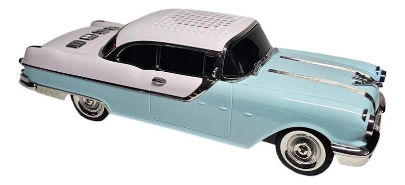 Radio Parlante Carro Ws-598 Bluetooth Fm Usb Y Manos Libres Celeste