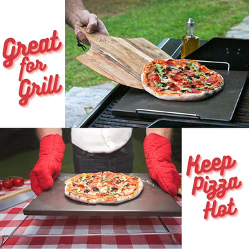 Piedra De Pizza Avanzada Para Horno Y Parrilla, Cera Fácil D