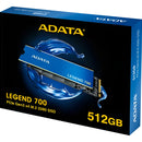 Disco Estado Solido Adata Legend 700 512gb M.2 Azul