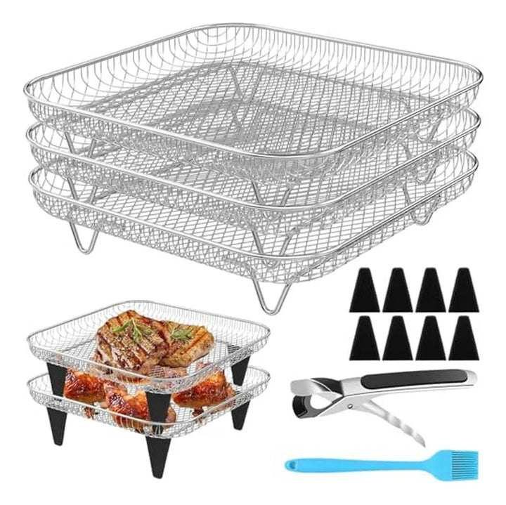 Accesorios Para Air Fryer Con 8pcs Funda Para Pies - Racks D