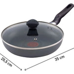 Sartén Imusa Cambiatón 20cm Antiadherente Tapa De Vidrio Color Gris oscuro