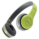 Audifonos Bluetooth Diadema Inalambricos P47 Microfono Radio Color Verde