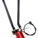 Deal4go Ax200ngw 802.11ax Wifi 6 2.4 Gbps De Doble Banda Pcie Express Tarjeta Wifi Inalámbrica Bluetooth 5.0 W/8dbi Antena Para Intel Ax200 Wlan Windows 10 64 Bits
