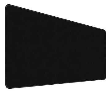 Mouse Pad Gamer Xl Para Pc Antideslizante Alfombrilla Cosida Negro Con Rojo Liso
