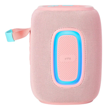 Parlante Recargable Rosado Vers Pro 25w Vta Con Luces Led Y Color Rosa