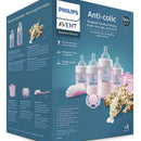 Set De Biberónes Anti-cólico Philips Avent C/peluche Rosa