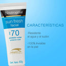 Protector Solar Facial Sunfresh Fps 70 - Neutrogena