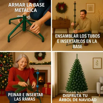 Árbol De Navidad Navilandia - Pino Vela 180cm Color Verde