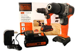 Taladro Percutor 3/8 20v Black + Decker Bcd704c1-b3 Naranja 60