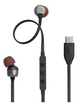 Audifonos Alambricos Jbl Tune 310c Negro