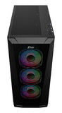 Chasis Gamerjx121 Dark Steel E-atx + 6fans Argb Negro