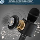 Microfono Karaoke Bluetooth -altavoz Ws 858 Color Rosa Chicle