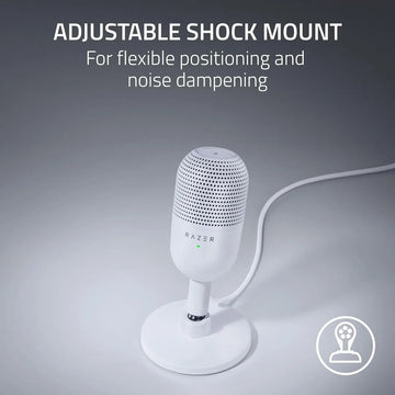 Micrófono Razer Seiren V3 Mini Ultra Compacto Usb Color Blanco
