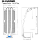 Refrigeracion Liquida Thermal 240 Argb Lga 1700 Am5 Blanca