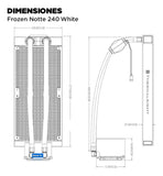 Refrigeracion Liquida Thermal 240 Argb Lga 1700 Am5 Blanca