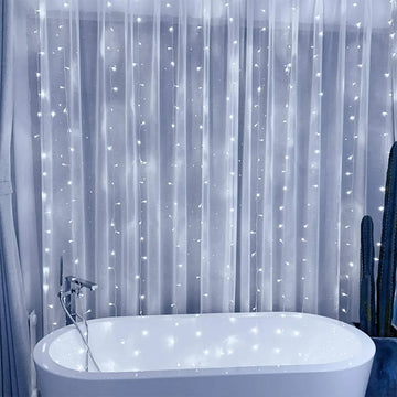Luces Navidenas Led De Cortina, 200 Luces, Impermeables