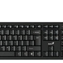 Combo Teclado Mouse Genius Km-8200 Inalambrico Español Pc Color Del Teclado Negro Color Del Mouse Negro