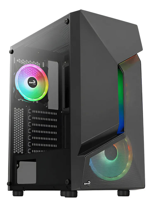 Gabinete Chasis Gamer Aerocool Scape Argb 3 Ventiladores Rgb