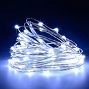 Luces Para Jardin Solares 32 M 300 Led Tiras De Led Luces Blanco Frío