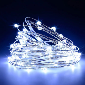 Luces Para Jardin Solares 32 M 300 Led Tiras De Led Luces Blanco Frío