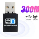 Tarjeta De Red Wifi Adaptador Usb Inalámbrico 300m Wd-3505b