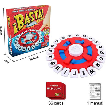 Juego De Mesa Basta Español Niños Stop Agilidad Palabras